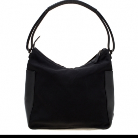 Gucci Leather Tote Satchel Vinatge Black Nylon  - Picture 3 of 14